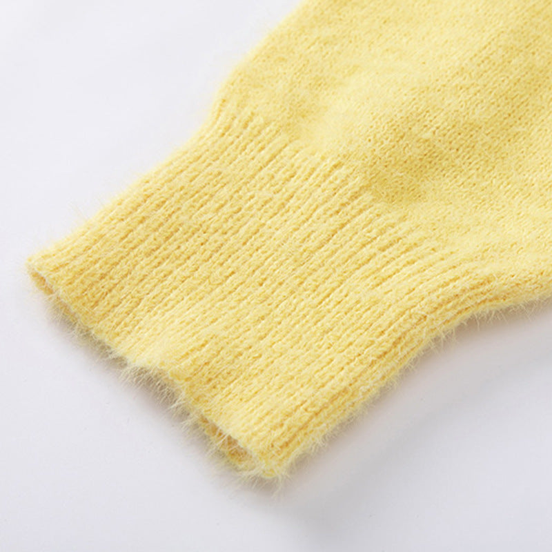 Kitten Round Neck Sweater Men