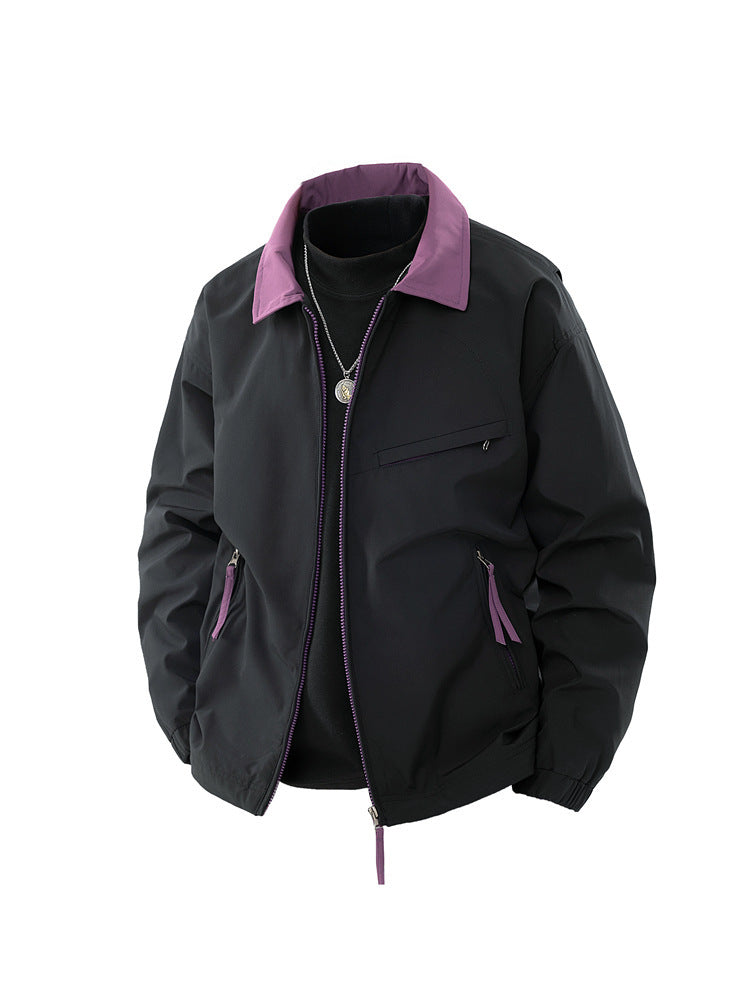 American Baseball Collar Coat Men